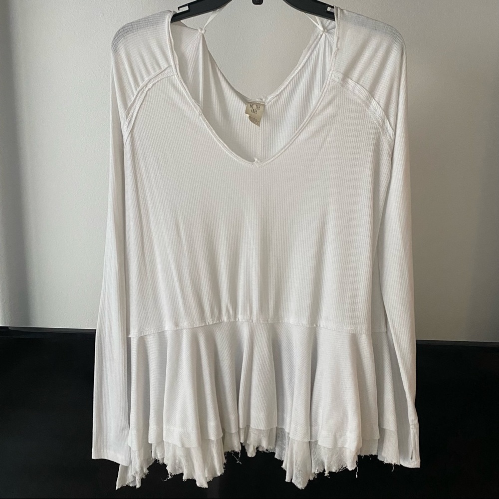 We The Free white long sleeve top